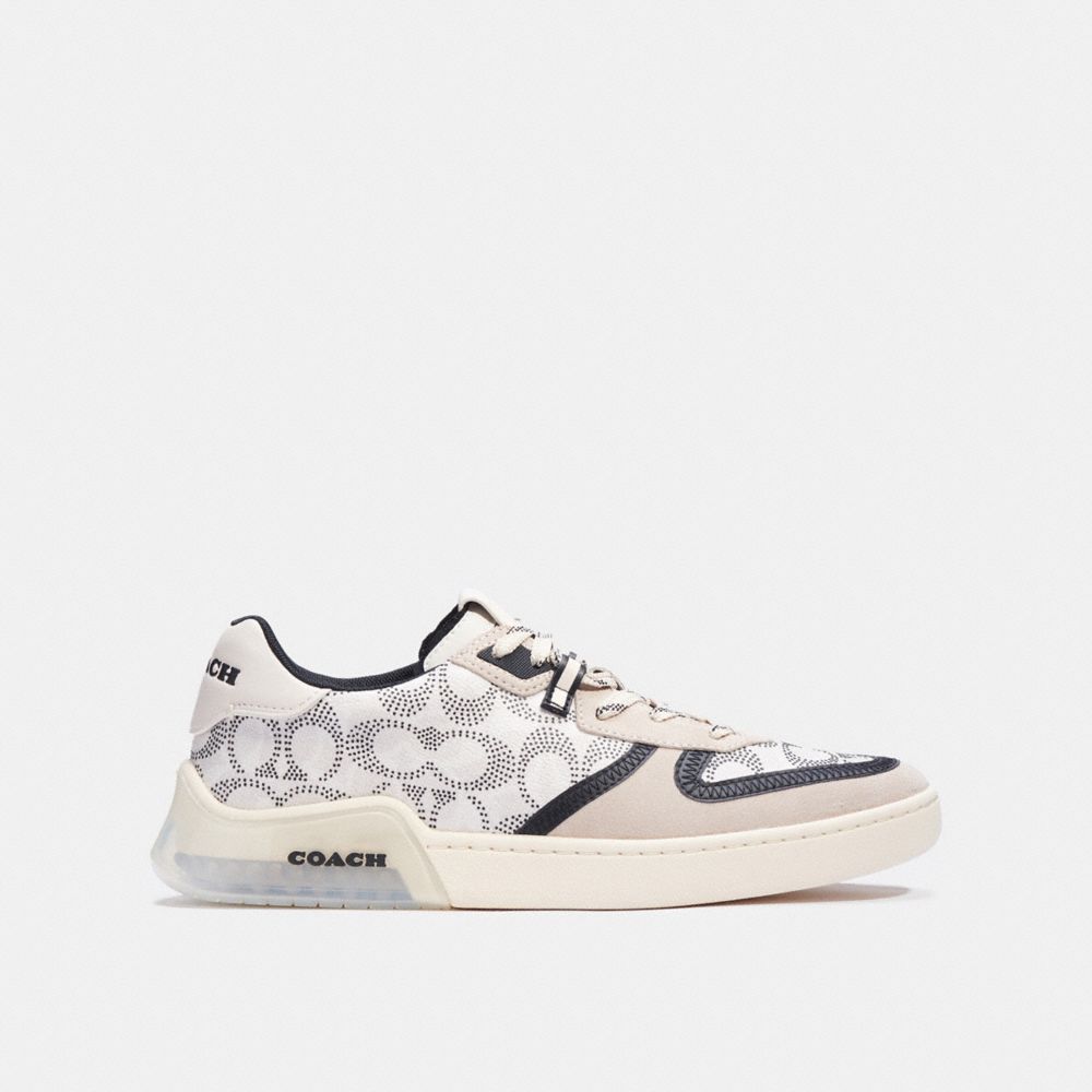 COACH®,CITYSOLE COURT SNEAKER,Charcoal Pollen,Angle View