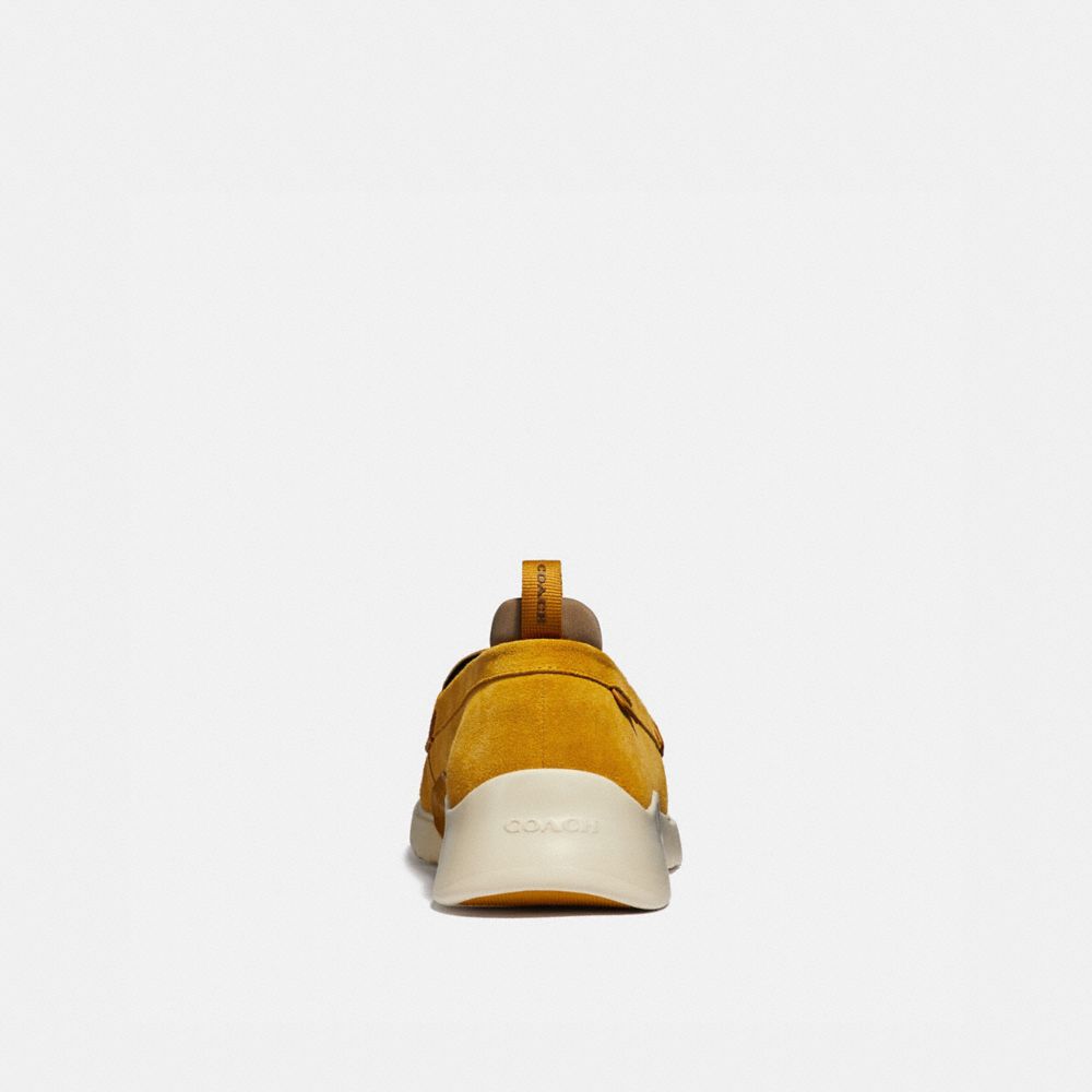 COACH®,CITYSOLE LOAFER,Suede,FLAX,Alternate View
