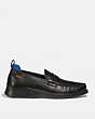 COACH®,CITYSOLE LOAFER,Leather,Black,Angle View