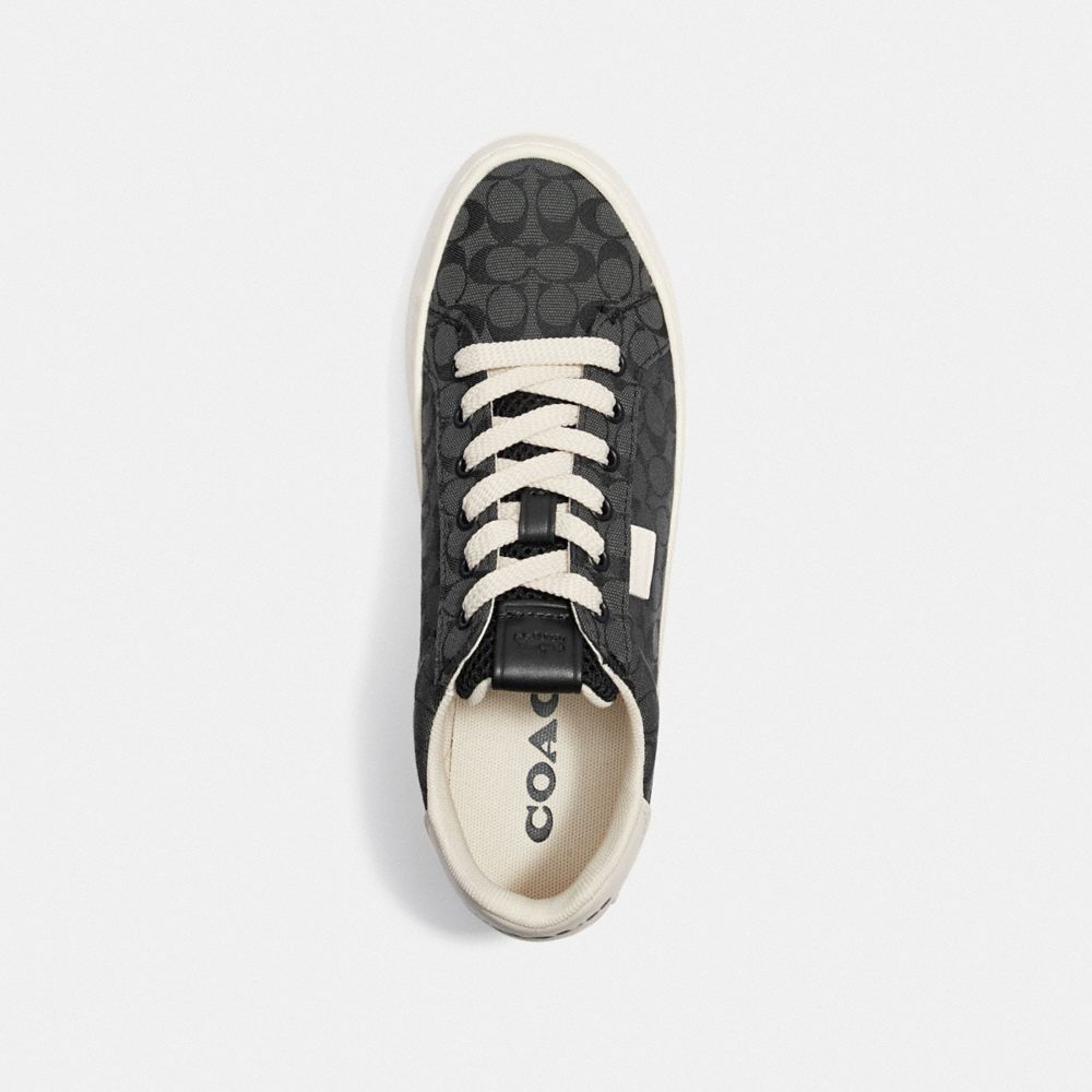 Low-Line Low-Top Sneakers In Signature Denim