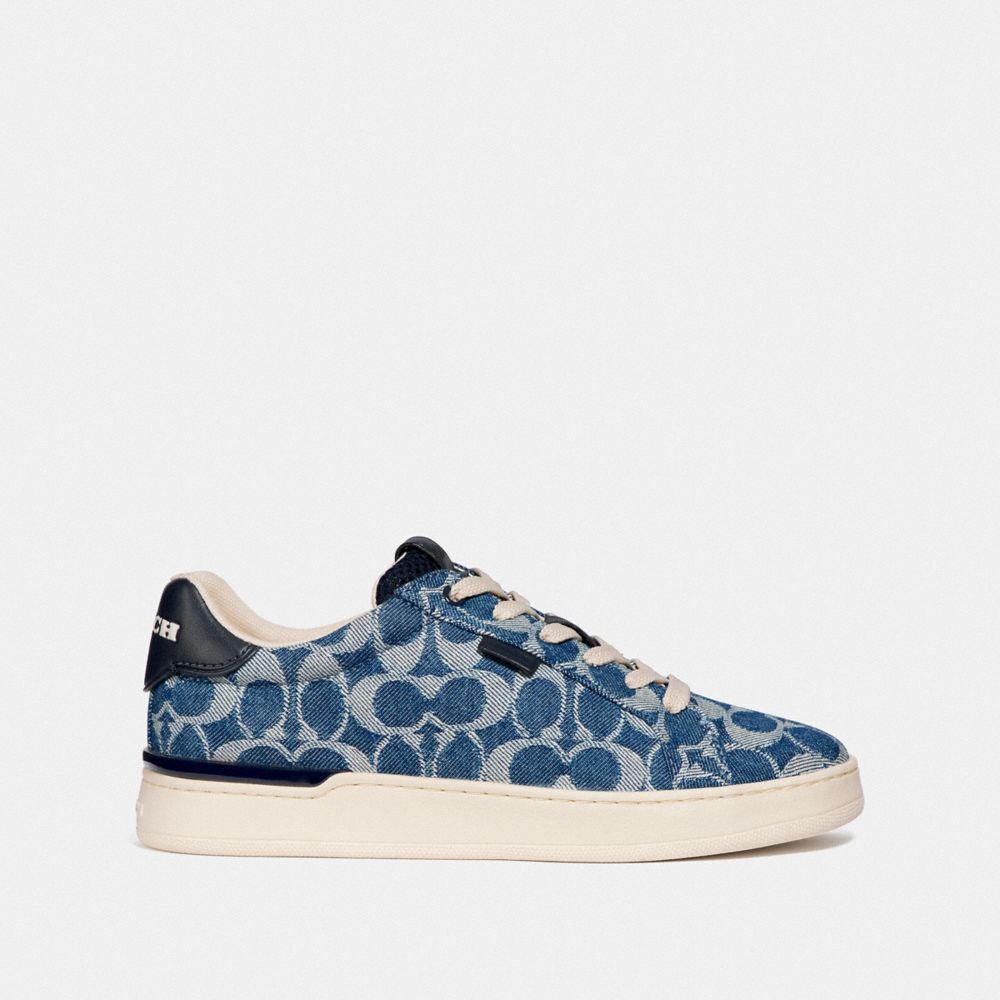 COACH®,Lowline Low Top Sneaker,,Angle View