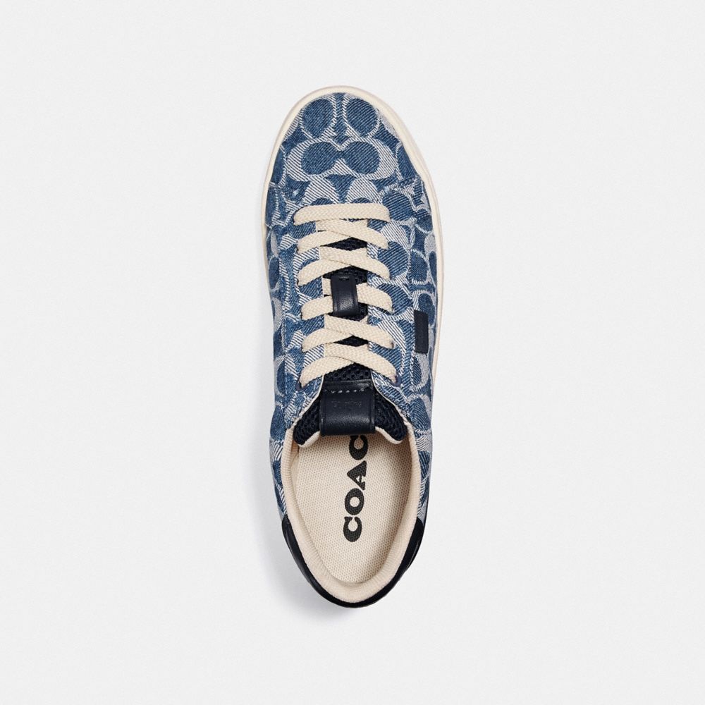 COACH®,Lowline Low Top Sneaker,,Inside View,Top View
