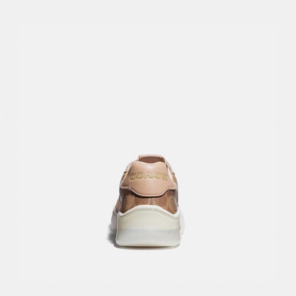 COACH®,CHAUSSURE DE SPORT POUR LE COURT CITYSOLE,PVC,Bronzé/Hêtre,Alternate View