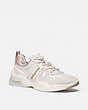 COACH®,CITYSOLE RUNNER,mixedmaterial,Chalk/Taupe,Front View