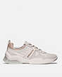 COACH®,CITYSOLE RUNNER,mixedmaterial,Chalk/Taupe,Angle View