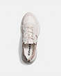COACH®,CITYSOLE RUNNER,mixedmaterial,Chalk/Taupe,Inside View,Top View