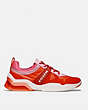COACH®,CITYSOLE RUNNER,mixedmaterial,Geranium/Orchid,Angle View