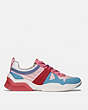 COACH®,CITYSOLE RUNNER,mixedmaterial,Orchid/Bluebell,Angle View