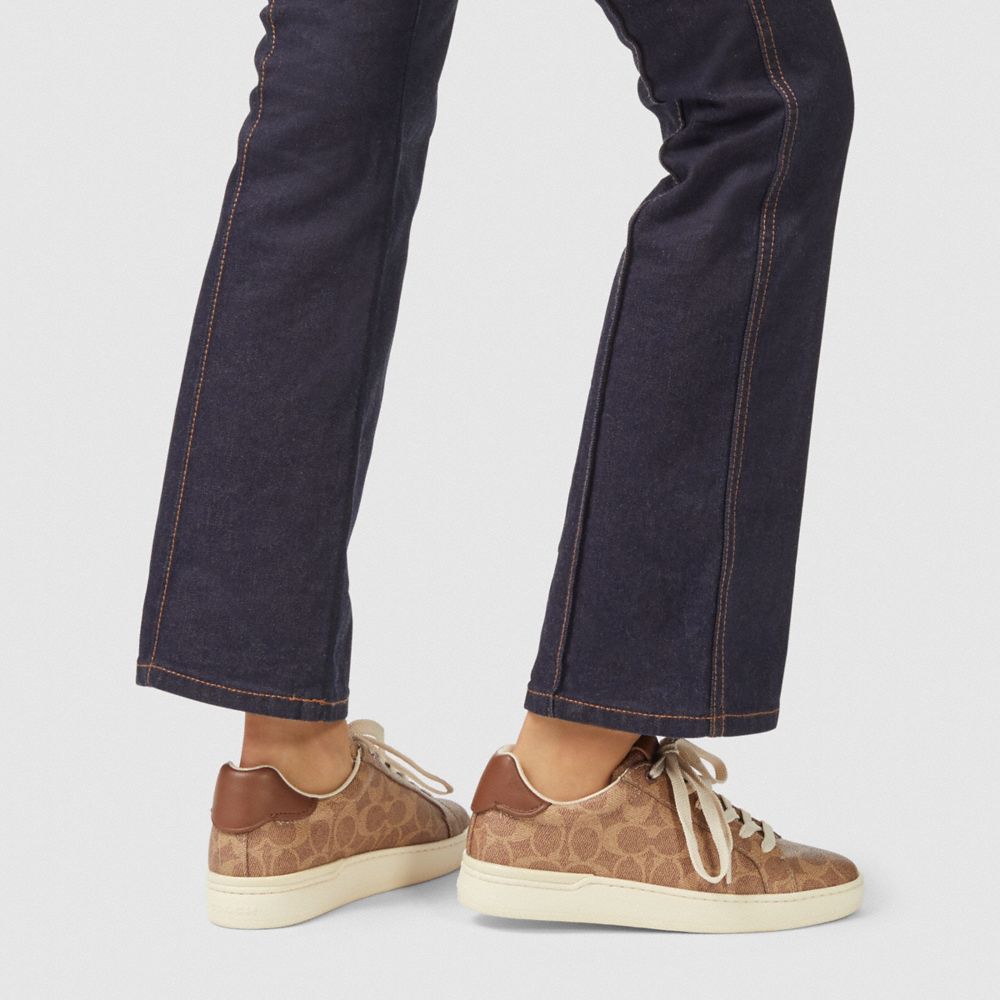 COACH Men's CitySole Lowline Signature Canvas and Leather Retro