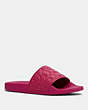 COACH®,ULI SPORT SLIDE,Synthetic,Hyacinth,Front View