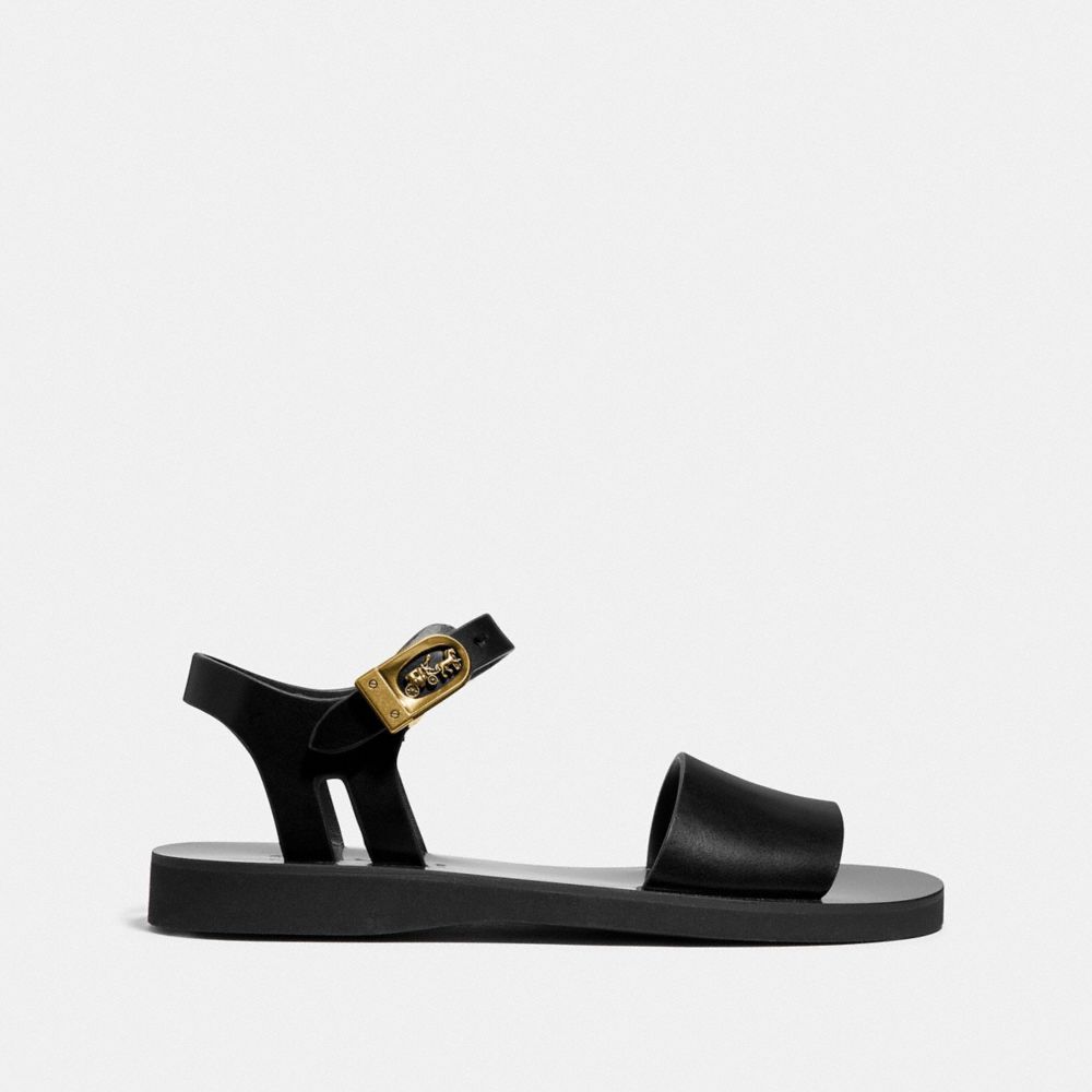 COACH®,Ankle Strap Sandal,,Angle View