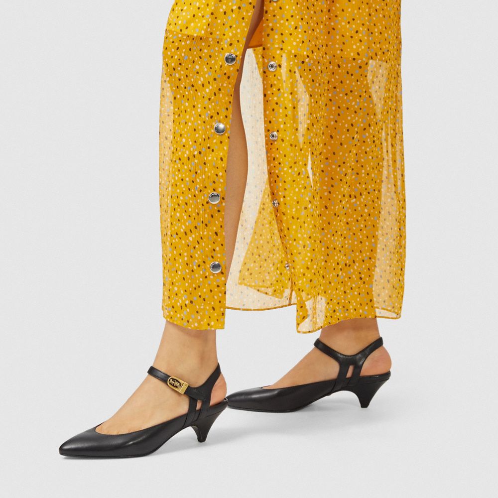 COACH®,Ankle Strap Heel,,Detail View