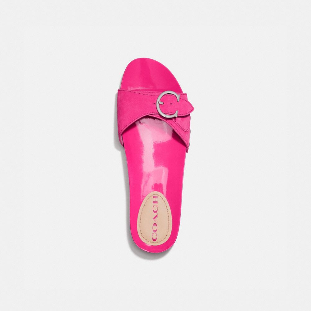 COACH®,Bleeker Sandal,,Inside View,Top View