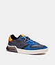 COACH®,CITYSOLE COURT SNEAKER,Mixed Material,Chalk/Black,Front View