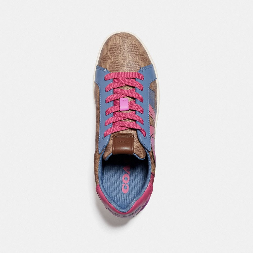 COACH®,Lowline Low Top Sneaker,,Inside View,Top View