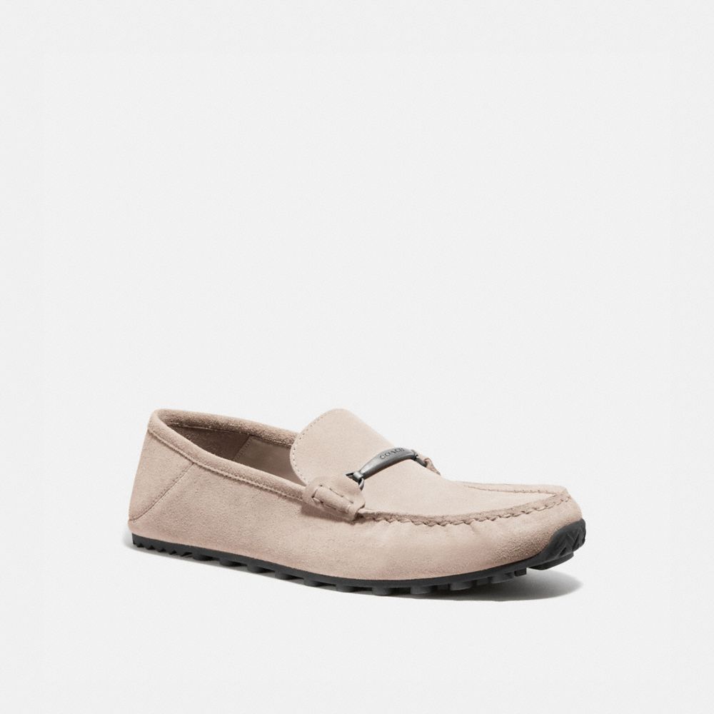 COACH®,MOCASSINS COLLAPSIBLE HEEL,n / A,Avoine,Front View