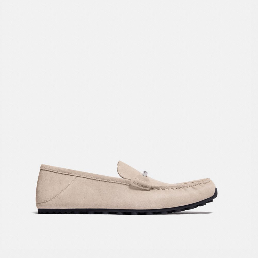 COACH®,MOCASSINS COLLAPSIBLE HEEL,n / A,Avoine,Angle View