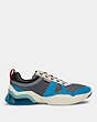COACH®,CITYSOLE RUNNER,mixedmaterial,Blue Jay,Angle View