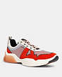 COACH®,CITYSOLE RUNNER,mixedmaterial,Miami Red,Front View