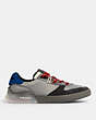 COACH®,CITYSOLE COURT SNEAKER,Washed Steel,Angle View