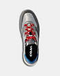 COACH®,CITYSOLE COURT SNEAKER,Washed Steel,Inside View,Top View
