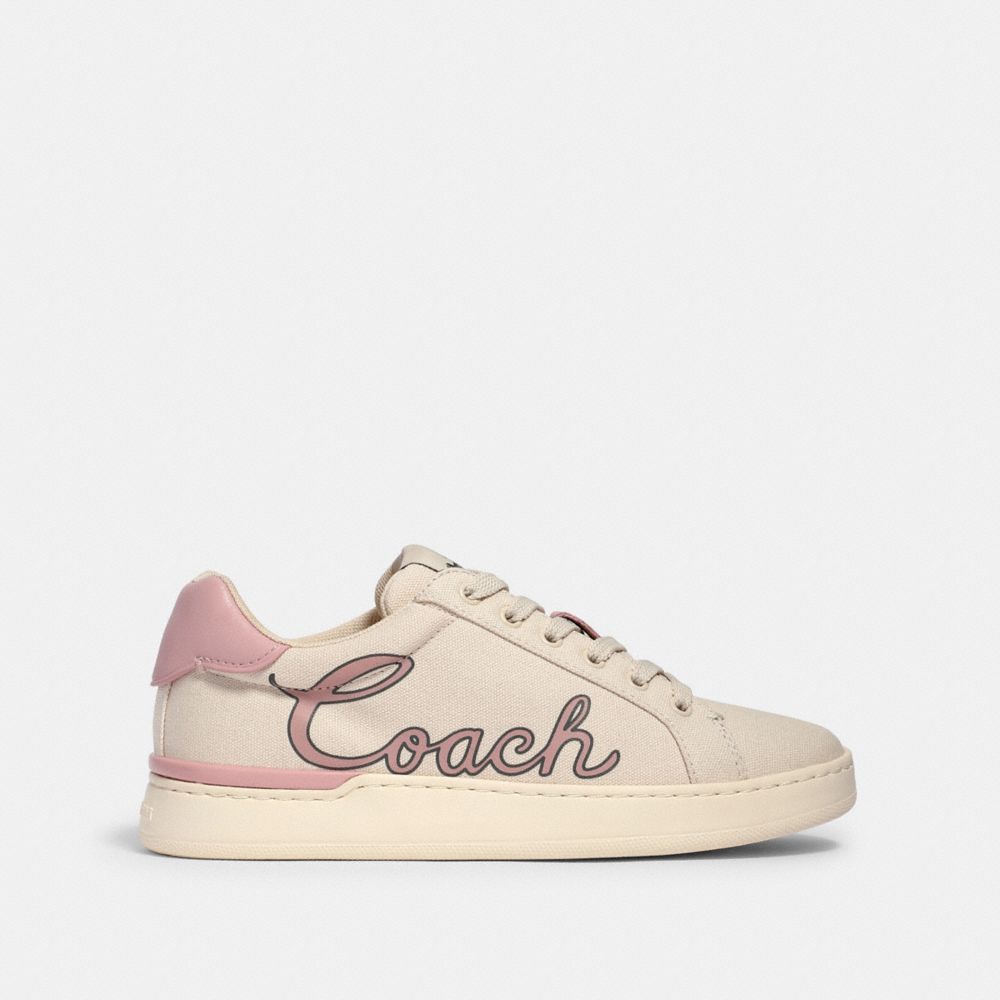 Chaussure de sport basses à clip avec imprimé Coach