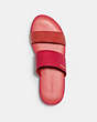 COACH®,FRANCA ESPADRILLE,Leather,Salmon/Pink,Inside View,Top View