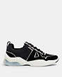 COACH®,CITYSOLE RUNNER,mixedmaterial,Black,Angle View