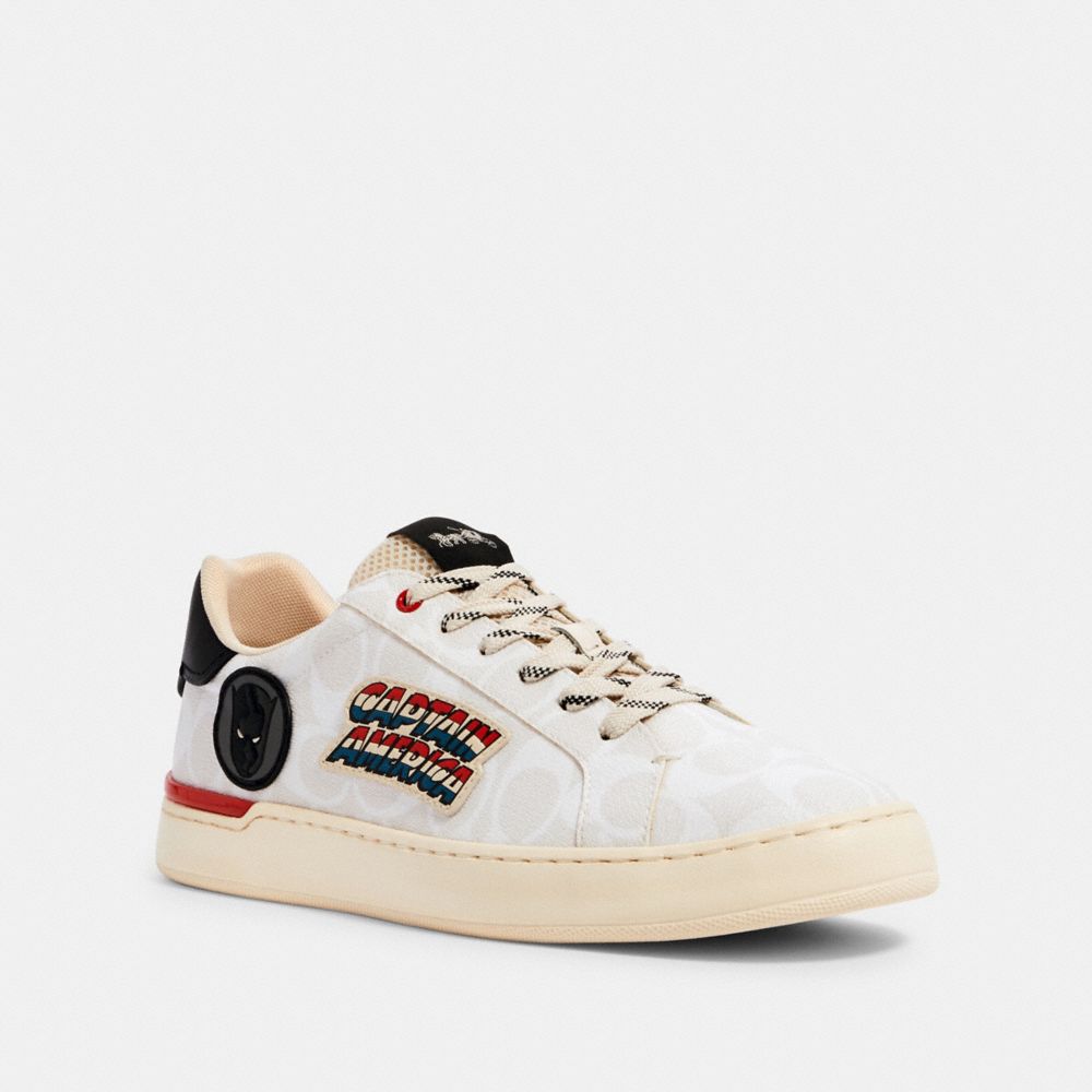 Coach │ Marvel Clip Low Top Sneaker With Patches