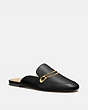 COACH®,SAWYER SLIDE LOAFER,Leather,Black,Front View