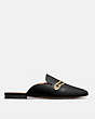 COACH®,SAWYER SLIDE LOAFER,Leather,Black,Angle View