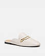 COACH®,SAWYER SLIDE LOAFER,Leather,Chalk,Front View