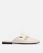COACH®,SAWYER SLIDE LOAFER,Leather,Chalk,Angle View