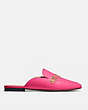 COACH®,SAWYER SLIDE LOAFER,Leather,Electric Pink,Angle View