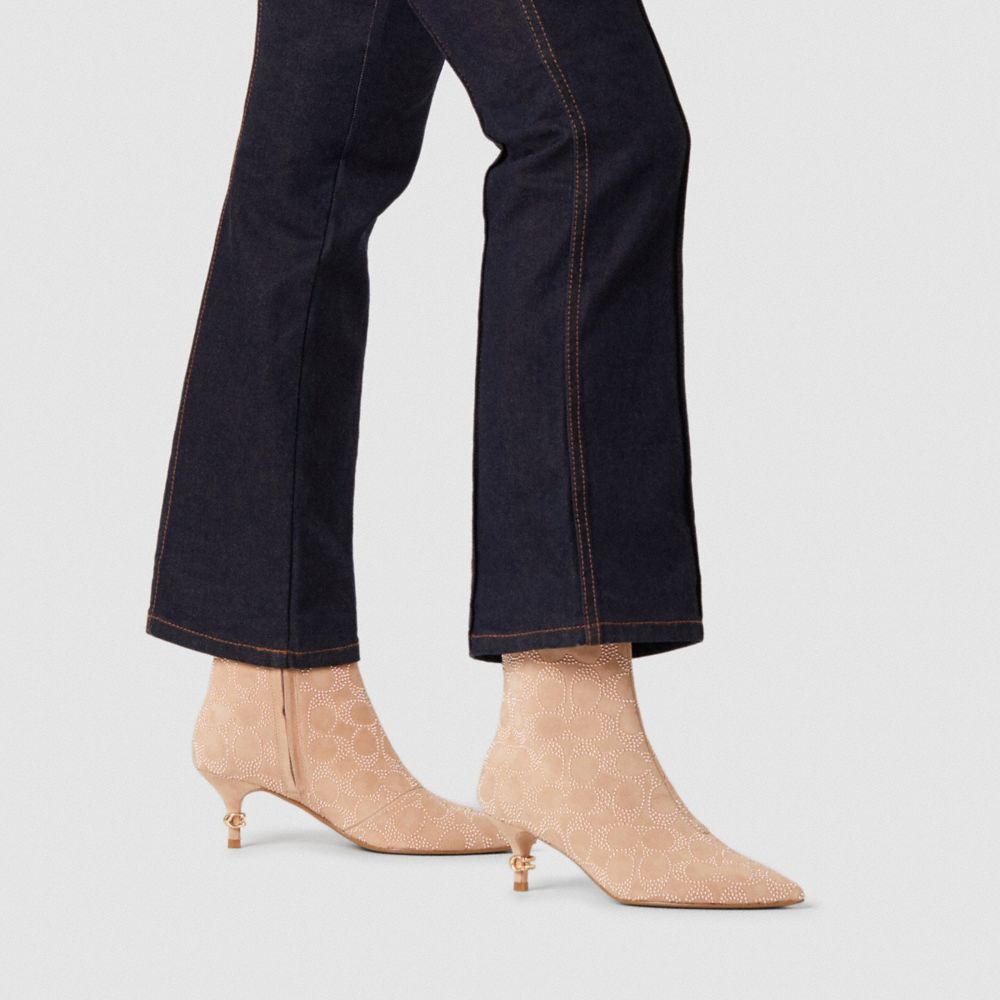 COACH®,Jewel Bootie,,Detail View