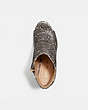 COACH®,REMI BOOTIE IN SNAKESKIN,reptile,Tan,Inside View,Top View