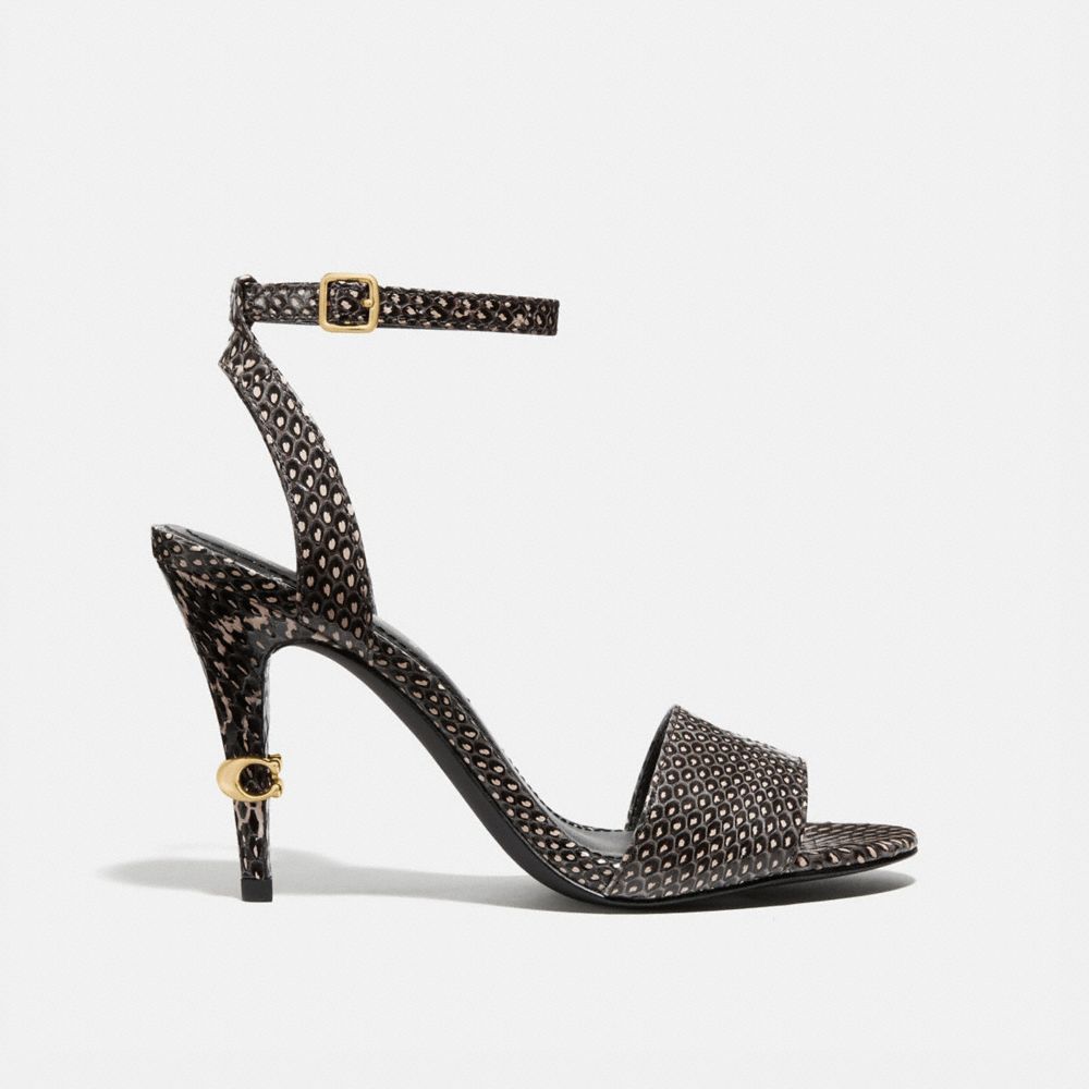 COACH Regina Sandal In Snakeskin