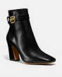 COACH®,TERI BOOTIE,Leather,Black,Front View