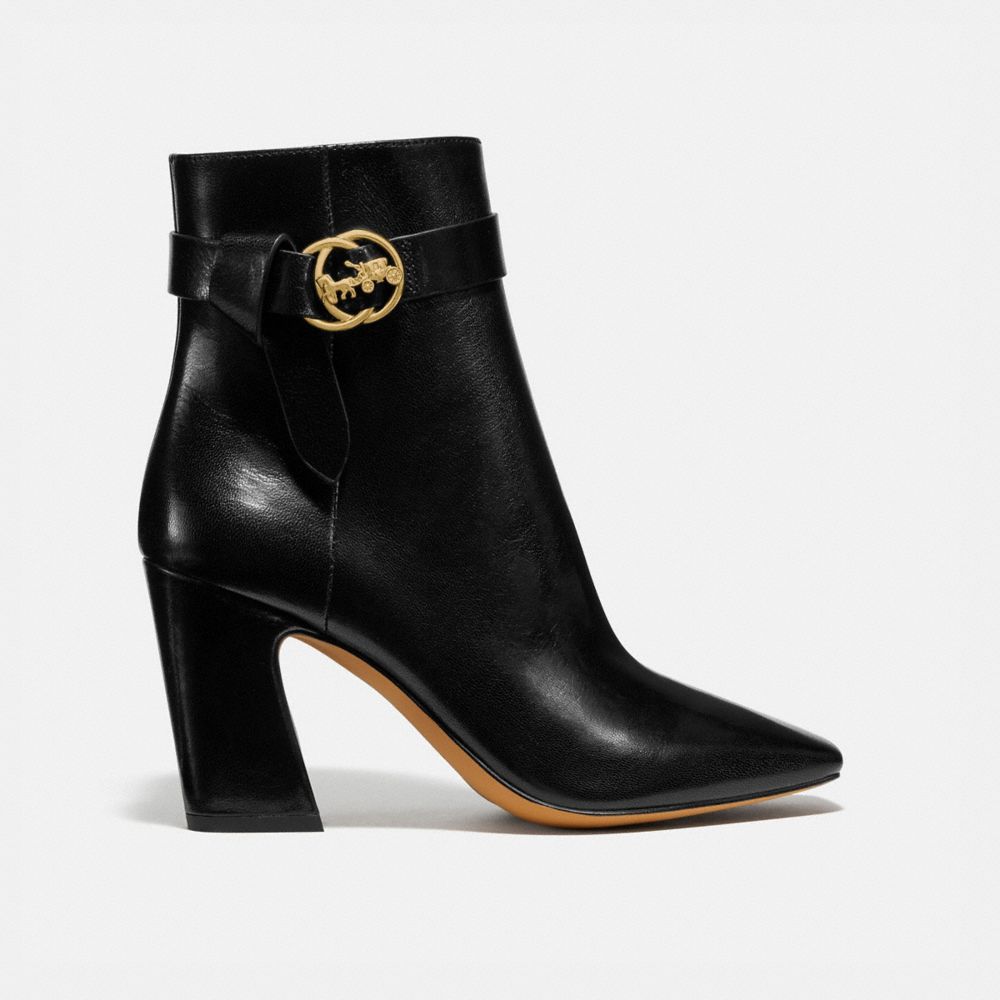 Coach delaney signature buckle clearance heel bootie