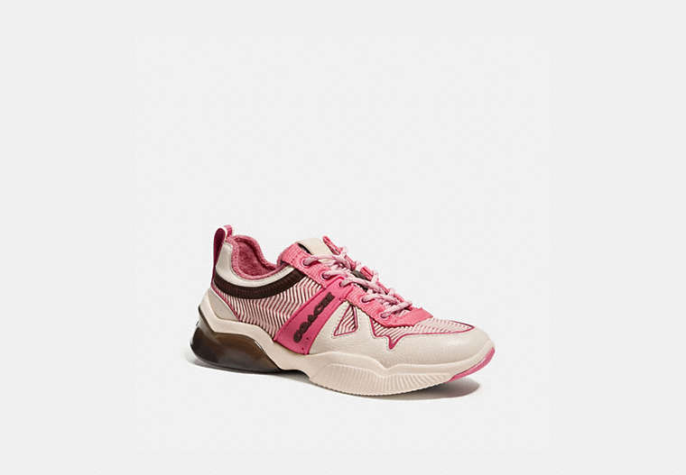 COACH®,CITYSOLE RUNNER,mixedmaterial,Confetti Pink,Front View image number 0