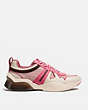 COACH®,CITYSOLE RUNNER,mixedmaterial,Confetti Pink,Angle View