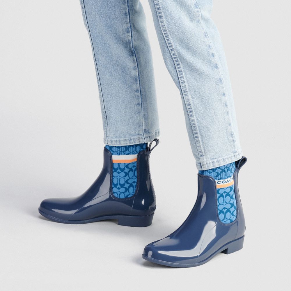 Coach outlet 2024 rain boots