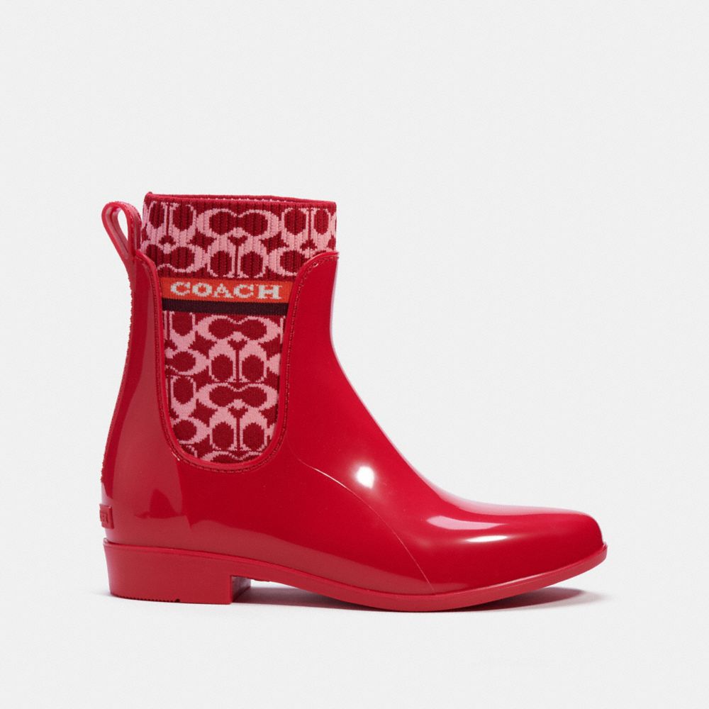 Coach women's store rain boots