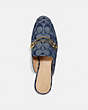 COACH®,SAWYER SLIDE LOAFER,Denim,CHAMBRAY,Inside View,Top View
