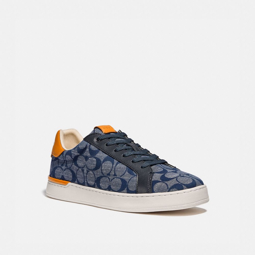 COACH®  Lowline Low Top Sneaker In Signature Chambray
