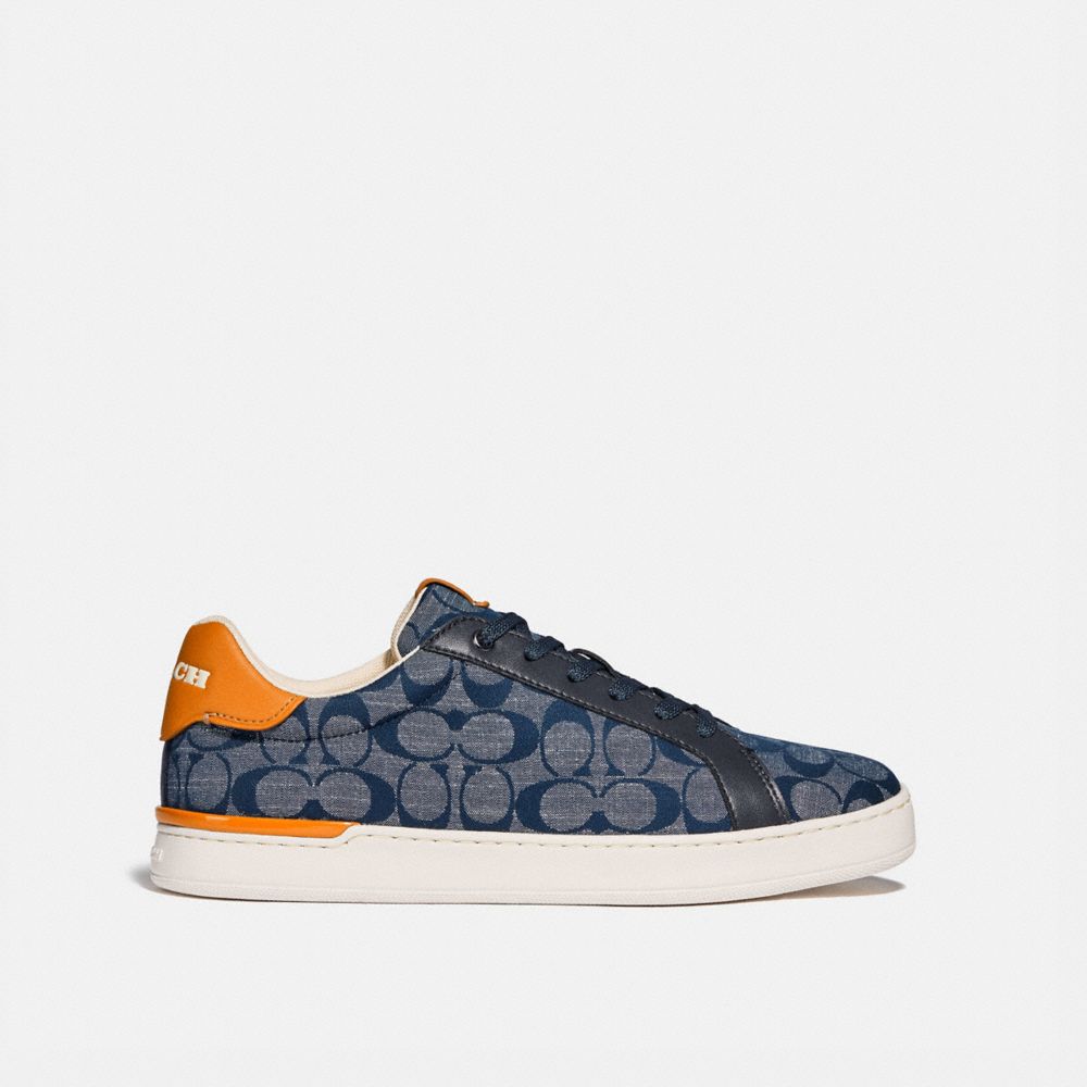 COACH®  Clip Low Top Sneaker In Signature Chambray