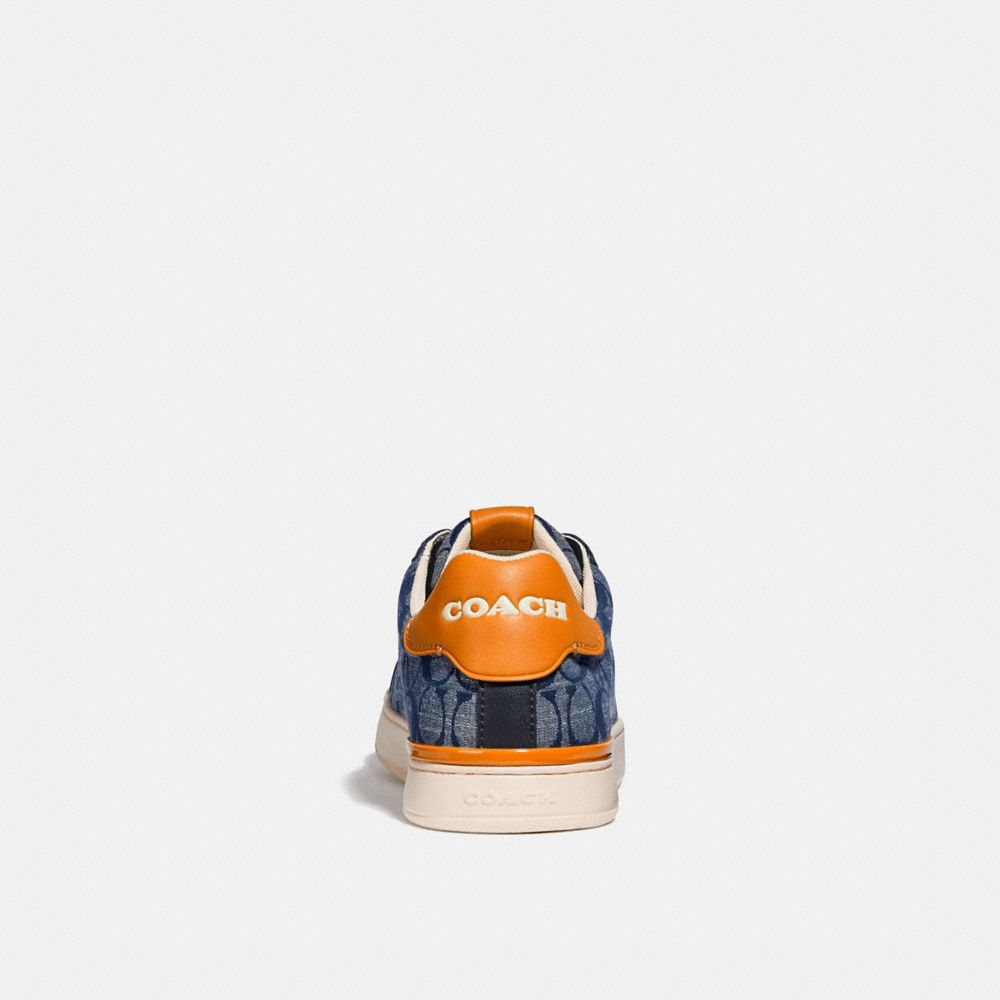 COACH®  Lowline Low Top Sneaker In Signature Chambray