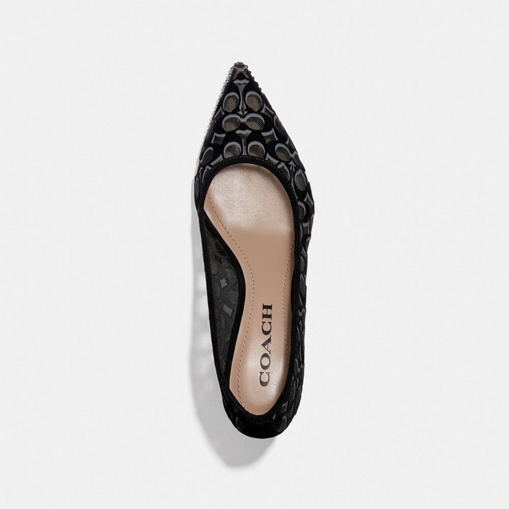 COACH®,Jackie Pump,,Inside View,Top View