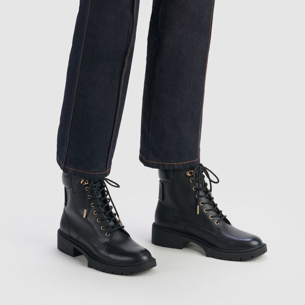 Coach combat clearance boots