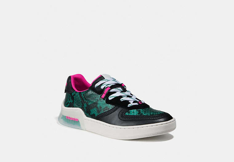 COACH®,CITYSOLE COURT SNEAKER,mixedmaterial,Reef/Black,Front View image number 0